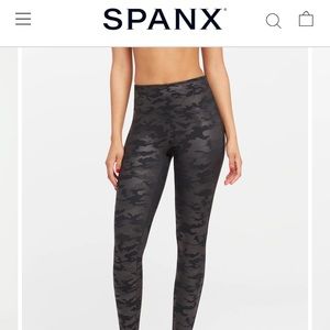 Spanx Faux Leather Leggings